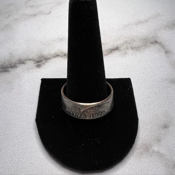 1976-1776 bicentennial half dollar coin ring - Picture 3 of 3
